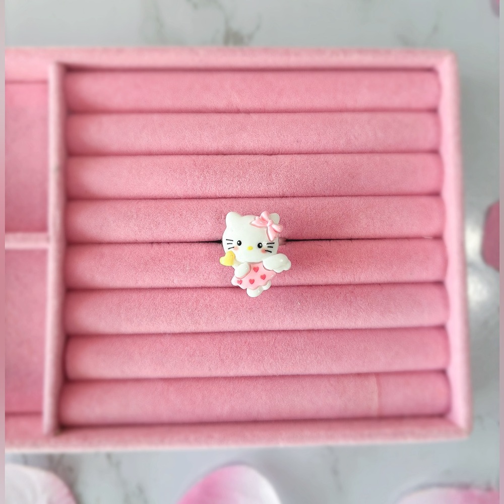 Hello Kitty handmade silver plated
